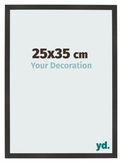 Cornice 25x35 cm Nero Opaco MDF Bologna Davanti Dimensione | Yourdecoration.it