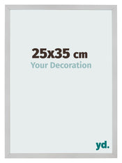 Cornice 25x35cm Acciaio Inox MDF Bologna Davanti Dimensione | Yourdecoration.it