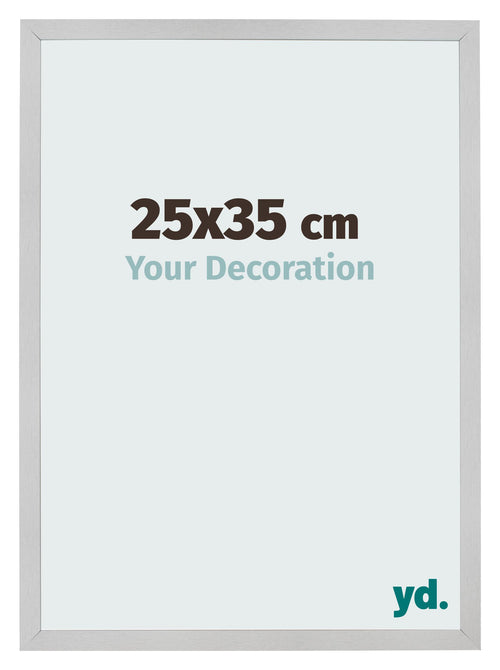 Cornice 25x35cm Acciaio Inox MDF Bologna Davanti Dimensione | Yourdecoration.it