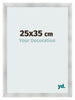 Cornice 25x35cm Alluminio Spazzolato MDF Pisa Davanti Dimensione | Yourdecoration.it