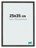 Cornice 25x35cm Antracite MDF Bologna Davanti Dimensione | Yourdecoration.it
