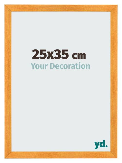 Cornice 25x35cm Arancione MDF Pisa Davanti Dimensione | Yourdecoration.it