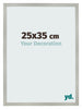 Cornice 25x35cm Argento Opaco MDF Bologna Davanti Dimensione | Yourdecoration.it