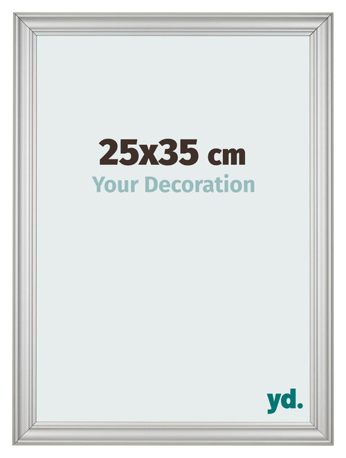 Cornice 25x35cm Argento Opaco MDF Lazio Davanti Dimensione | Yourdecoration.it