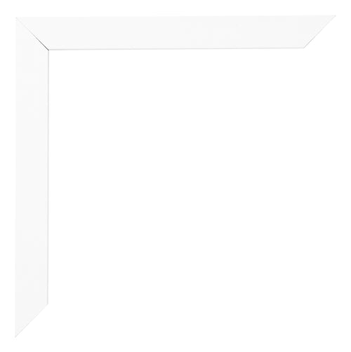 Cornice 25x35cm Bianco Opaco MDF Bologna Dettaglio Angolo | Yourdecoration.it