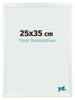 Cornice 25x35cm Bianco Vintage MDF Pisa Davanti Dimensione | Yourdecoration.it