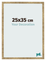 Cornice 25x35cm Oro Antico MDF Bologna Davanti Dimensione | Yourdecoration.it