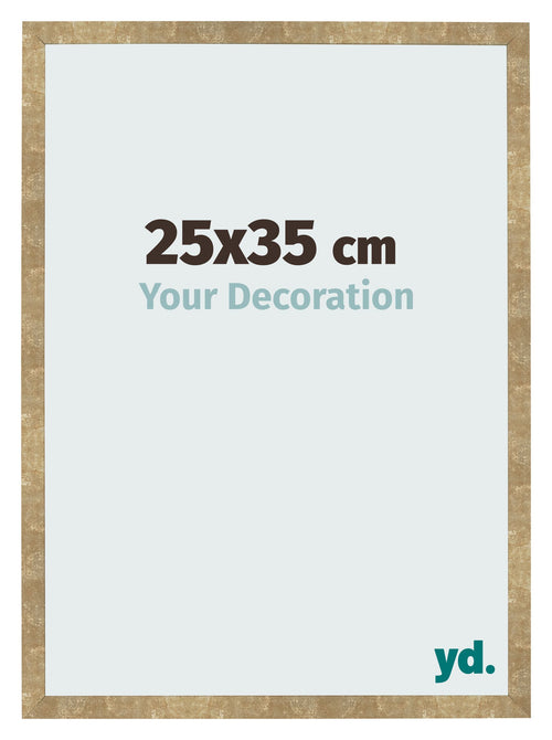 Cornice 25x35cm Oro Antico MDF Bologna Davanti Dimensione | Yourdecoration.it