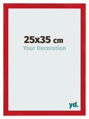 Cornice 25x35cm Rosso MDF Pisa Davanti Dimensione | Yourdecoration.it