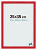 Cornice 25x35cm Rosso MDF Pisa Davanti Dimensione | Yourdecoration.it