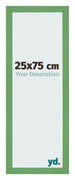 Cornice 25x75 cm Verde MDF Bologna Davanti Dimensione | Yourdecoration.it