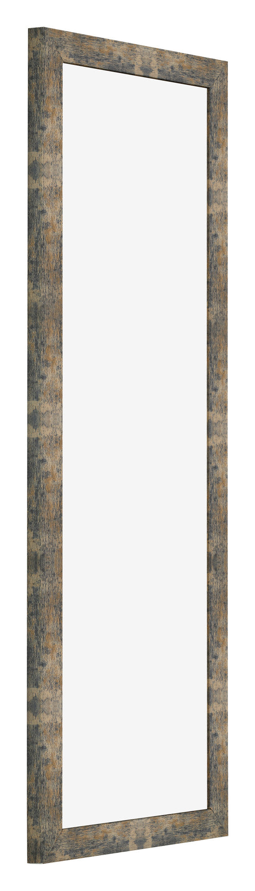 Cornice 25x75cm Blu Oro Fondente MDF Bologna Davanti Obliquo | Yourdecoration.it