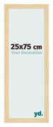 Cornice 25x75cm Faggio Decorativo MDF Bologna Davanti Dimensione | Yourdecoration.it