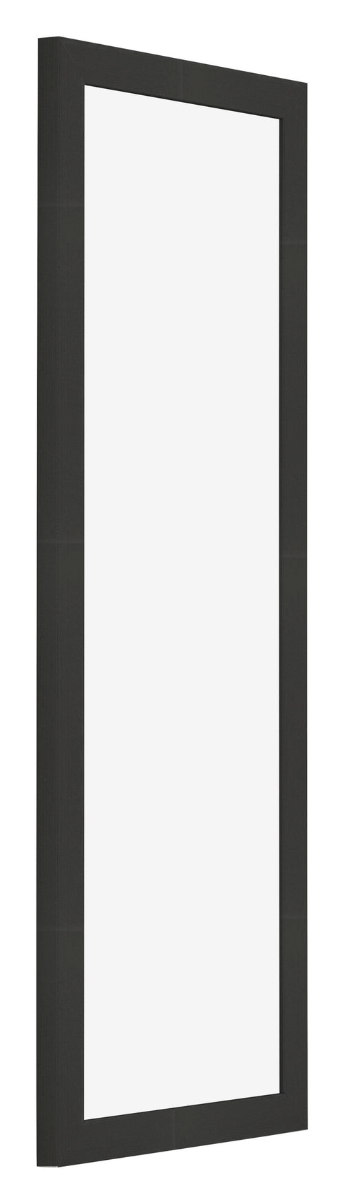 Cornice 25x75cm Grana Di Legno Nero MDF Bologna Davanti Obliquo | Yourdecoration.it