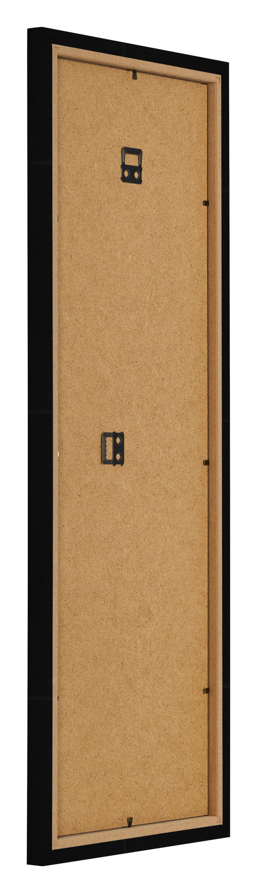 Cornice 25x75cm Nero Lucente MDF Bologna Retro Obliquo | Yourdecoration.it