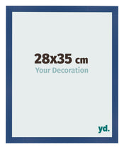 Cornice 28x35 cm Blu Scuro MDF Bologna Davanti Dimensione | Yourdecoration.it