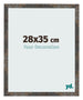 Cornice 28x35 cm Metallo Ossidato MDF Bologna Davanti Dimensione | Yourdecoration.it