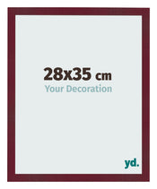 Cornice 28x35 cm Vino Rosso Spazzato MDF Bologna Davanti Dimensione | Yourdecoration.it