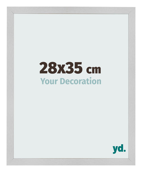 Cornice 28x35cm Acciaio Inox MDF Bologna Davanti Dimensione | Yourdecoration.it