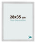 Cornice 28x35cm Acciaio Inox MDF Bologna Davanti Dimensione | Yourdecoration.it