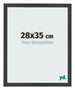 Cornice 28x35cm Antracite MDF Bologna Davanti Dimensione | Yourdecoration.it