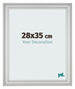 Cornice 28x35cm Argento Opaco MDF Lazio Davanti Dimensione | Yourdecoration.it