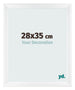 Cornice 28x35cm Bianco Vintage MDF Pisa Davanti Dimensione | Yourdecoration.it