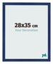 Cornice 28x35cm Blu Scuro Spazzato MDF Bologna Davanti Dimensione | Yourdecoration.it