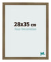 Cornice 28x35cm Bronzo Decorativo MDF Bologna Davanti Dimensione | Yourdecoration.it