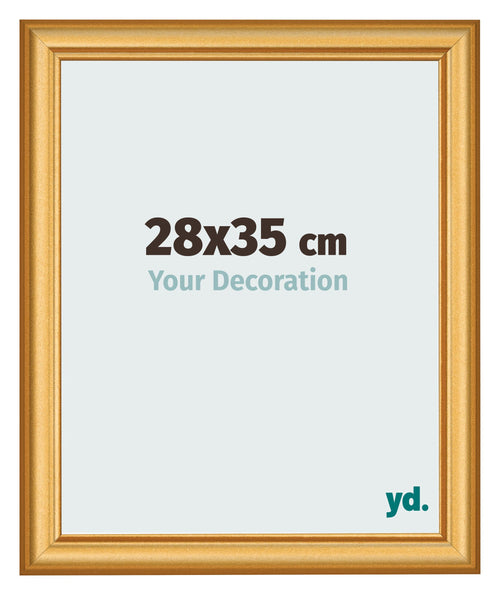 Cornice 28x35cm Oro Opaco MDF Lazio Davanti Dimensione | Yourdecoration.it
