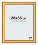 Cornice 28x35cm Oro Opaco MDF Lazio Davanti Dimensione | Yourdecoration.it