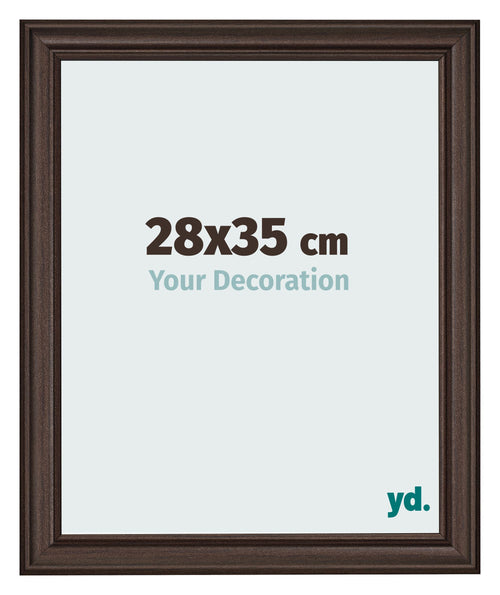 Cornice 28x35cm Quercia Scura MDF Lazio Davanti Dimensione | Yourdecoration.it
