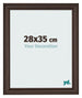Cornice 28x35cm Quercia Scura MDF Lazio Davanti Dimensione | Yourdecoration.it
