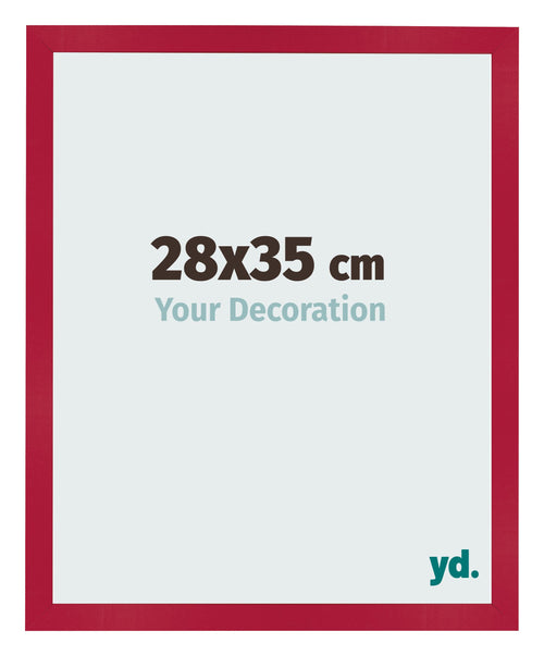 Cornice 28x35cm Rosso MDF Bologna Davanti Dimensione | Yourdecoration.it