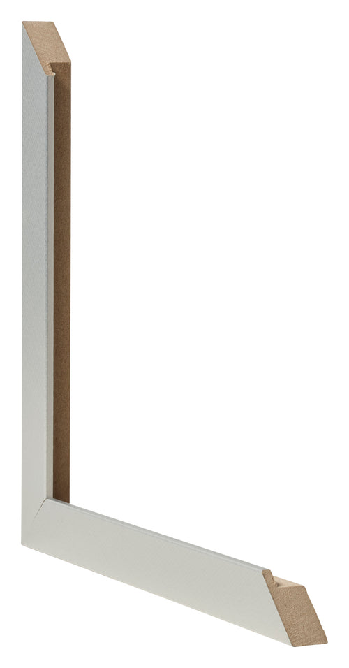 Cornice 29 7x42cm A3 Alluminio Spazzolato MDF Bologna Dettaglio Intersezione | Yourdecoration.it