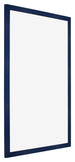 Cornice 29 7x42cm A3 Blu Scuro Spazzato MDF Bologna Davanti Obliquo | Yourdecoration.it
