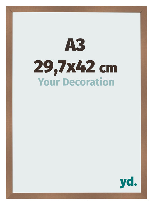 Cornice 29 7x42cm A3 Rame Decorativo MDF Bologna Davanti Dimensione | Yourdecoration.it