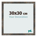 Cornice 30x30 cm Metallo Ossidato MDF Bologna Davanti Dimensione | Yourdecoration.it