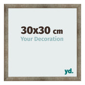 Cornice 30x30 cm Metallo Vintage MDF Bologna Davanti Dimensione | Yourdecoration.it