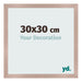 Cornice 30x30 cm Rosa Antico MDF Bologna Davanti Dimensione | Yourdecoration.it
