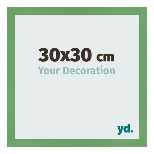 Cornice 30x30 cm Verde MDF Bologna Davanti Dimensione | Yourdecoration.it