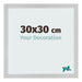 Cornice 30x30cm Acciaio Inox MDF Bologna Davanti Dimensione | Yourdecoration.it