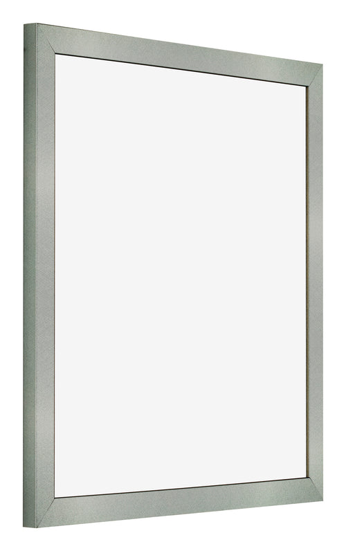 Cornice 30x30cm Alluminio Spazzolato MDF Bologna Davanti Obliquo | Yourdecoration.it