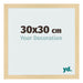 Cornice 30x30cm Faggio Decorativo MDF Bologna Davanti Dimensione | Yourdecoration.it