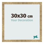 Cornice 30x30cm Oro Antico MDF Bologna Davanti Dimensione | Yourdecoration.it