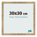 Cornice 30x30cm Oro Antico MDF Bologna Davanti Dimensione | Yourdecoration.it