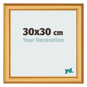 Cornice 30x30cm Oro Opaco MDF Lazio Davanti Dimensione | Yourdecoration.it