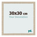 Cornice 30x30cm Rovere MDF Bologna Davanti Dimensione | Yourdecoration.it