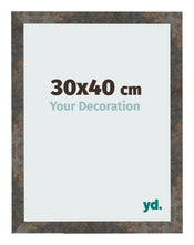 Cornice 30x40 cm Metallo Ossidato MDF Bologna Davanti Dimensione | Yourdecoration.it