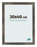 Cornice 30x40 cm Metallo Ossidato MDF Bologna Davanti Dimensione | Yourdecoration.it